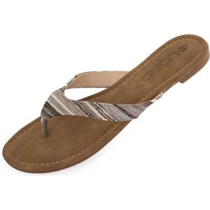 Damskie klapki Loap Herba Brown. Brązowe klapki LOOP, bez wzorów, bez obcasa. Za 151,99 zł.