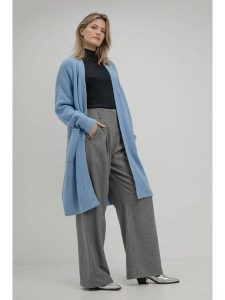 Josephine & Co Kardigan "Sjoukje" w kolorze błękitnym rozmiar: XL. Niebieskie kardigany Josephine & Co, z wełny. Za 247,99 zł.