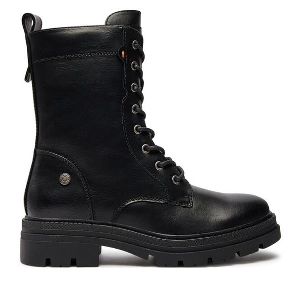 Trapery Refresh. Czarne buty zimowe Refresh, bez obcasa, bez zapięcia. Za 179,99 zł.