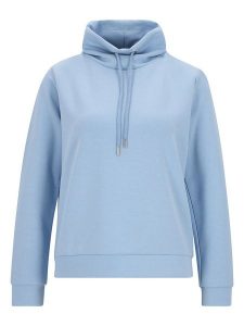 More & More Bluza w kolorze błękitnym rozmiar: 44. Niebieskie bluzy More & More, bez wzorów, z kapturem. Za 193,24 zł.