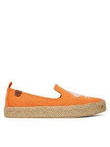 Roxy Espadryle CSS20547-02 Pomarańczowy. Brązowe espadryle Roxy, bez wzorów, z materiału, bez obcasa. Za 89,99 zł.