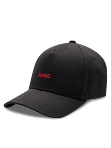 Hugo Czapka z daszkiem Cara 50519255 Czarny. Czarne czapki Hugo, bez wzorów, z bawełny. Za 144,99 zł.