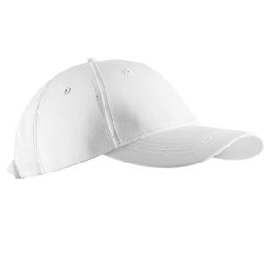 Czapka z daszkiem do golfa Inesis MW500. Białe czapki INESIS, bez wzorów, z bawełny, sportowe. Za 19,99 zł.