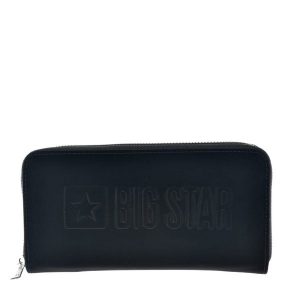 Portfel damski Big Star Kk674029 Bk. Czarne portfele Suzana, bez wzorów, ze skóry ekologicznej. Za 149,00 zł.