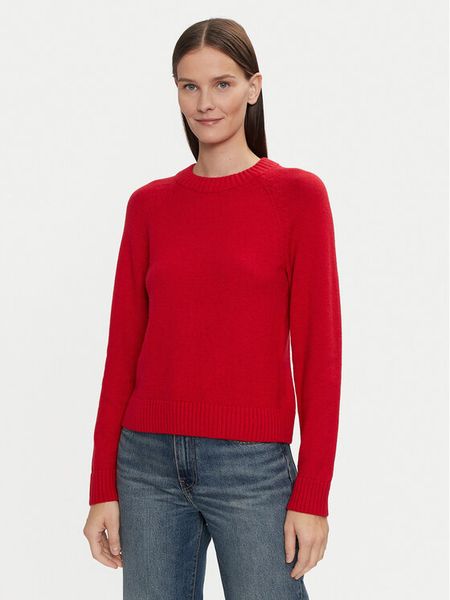 Gap Sweter 483675-05 Czerwony Regular Fit. Czerwone swetry klasyczne GAP, xxs, z bawełny, bez kołnierzyka. Za 159,99 zł.