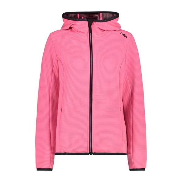 Bluza damska turystyczna CMP 33E6546. Czerwone bluzy CMP, xs, bez wzorów, bez kaptura. Za 229,99 zł.