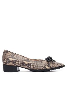 Hispanitas Półbuty HI254260 Brązowy. Brązowe półbuty Hispanitas, bez wzorów, ze skóry, bez obcasa, na płaskiej podeszwie, bez zapięcia. Za 389,99 zł.