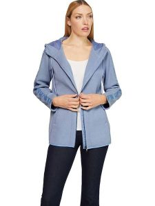 Heine Bluza w kolorze niebieskim rozmiar: 50. Niebieskie bluzy Heine, z aplikacjami, bez kaptura. Za 122,96 zł.