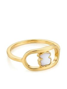 TOUS Pierścionek Camille 1004561814 Złoty. Żółte pierścionki Tous, metalowe. Za 369,99 zł.