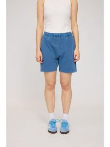 MAZINE Szorty dresowe "Natural Dye" w kolorze niebieskim rozmiar: XXL. Niebieskie szorty MAZINE, bez wzorów, z bawełny. Za 118,01 zł.