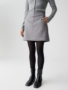 OPUS Spódnica w kolorze szarym rozmiar: 40. Szare spódnice Opus, na co dzień, bez wzorów, mini. Za 119,95 zł.