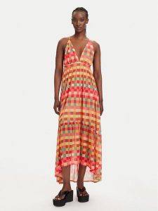 Maaji Sukienka letnia Moon Bay PT2190CLD004 Kolorowy Regular Fit. Sukienki Maaji, na lato, m, bez wzorów, z syntetyku, bez kołnierzyka, bez ramiączek. Za 549,99 zł.