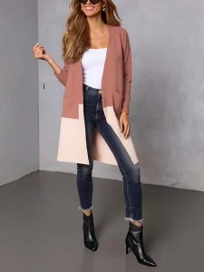 LA Angels Kardigan w kolorze jasnoróżowo-kremowym rozmiar: XL. Brązowe kardigany LA Angels. Za 144,24 zł.