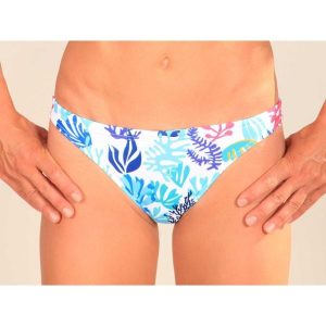 Figi do kostiumów kąpielowych dla kobiet Mako Sunkissed. Brązowe figi MAKO, bez wzorów. Za 159,50 zł.