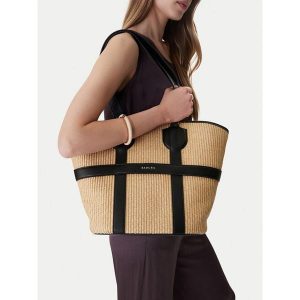 Torebka Badura. Brązowe shopper bag Badura, bez wzorów, bez dodatków. Za 279,99 zł.