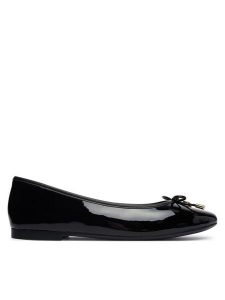 Tommy Hilfiger Baleriny Th Charm Patent Ballerina FW0FW09481 Czarny. Czarne balerinki TOMMY HILFIGER, bez wzorów, z lakierowanej skóry, bez obcasa, bez zapięcia. Za 409,99 zł.