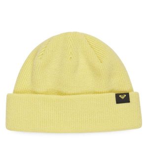 Czapka Roxy. Żółte czapki Roxy, bez wzorów. Za 89,99 zł.