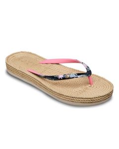 Kalpki japonki damskie SOUTH BEACH. Czarne klapki Roxy, bez wzorów, z gumy, bez obcasa. Za 119,99 zł.