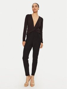 MICHAEL Michael Kors Kombinezon MF482MVAPQ Czarny Slim Fit. Czarne sukienki MICHAEL Michael Kors, s, bez wzorów, z wiskozy, bez kołnierzyka, bez ramiączek. Za 679,99 zł.