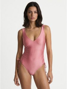 Ysabel Mora Strój kąpielowy 83261 Różowy. Czerwone stroje jednoczęściowe ysabel mora, bez wzorów, z syntetyku. Za 389,99 zł.