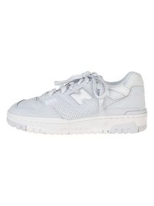New Balance Skórzane sneakersy " BB550HSB" w kolorze białym rozmiar: 44. Białe trampki New Balance, bez wzorów, bez zapięcia. Za 281,10 zł.