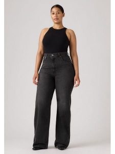 Levi's Dżinsy "H223" - Comfort fit - w kolorze czarnym rozmiar: W32/L32. Czarne jeansy Levi's®, z aplikacjami, z bawełny, z podwyższonym stanem. Za 229,95 zł.