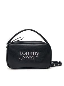 Tommy Jeans Torebka Tjw Bold Script Camera Bag AW0AW19053 Czarny. Czarne torebki klasyczne Tommy Jeans, bez wzorów, z jeansu, bez dodatków. Za 409,99 zł.