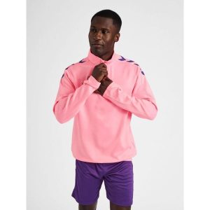 Bluza do piłki ręcznej dla dorosłych Hummel hml CORE XK. Czerwone bluzy Hummel, l, bez wzorów, bez kaptura. Za 204,00 zł.