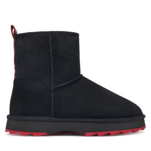 Śniegowce EMU Australia. Czarne buty zimowe EMU Australia, bez obcasa, bez zapięcia. Za 799,99 zł.