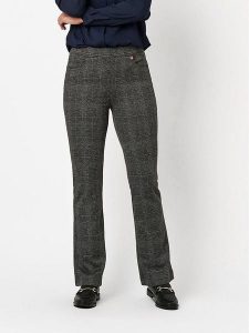 Rosner Spodnie w kolorze antracytowym rozmiar: 40K. Czarne spodnie z wysokim stanem Rosner, bez wzorów, z materiału, z podwyższonym stanem. Za 143,99 zł.