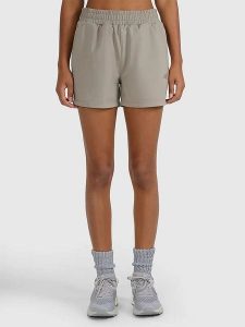 4F Szorty sportowe w kolorze khaki rozmiar: L. Brązowe spodenki sportowe 4f, l, bez wzorów, z materiału, outdoorowe. Za 69,91 zł.