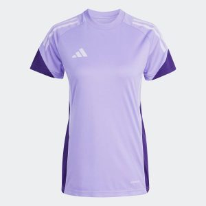 Koszulka piłkarska damska ADIDAS Tiro 25 Competition treningowa. Bluzki ADIDAS, l, bez wzorów, sportowe, bez kołnierzyka, bez ramiączek. Za 159,99 zł.