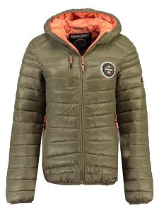Geographical Norway Kurtka pikowana "Bambway" w kolorze khaki rozmiar: M. Brązowe kurtki Geographical Norway, m, bez wzorów, bez kaptura. Za 180,06 zł.