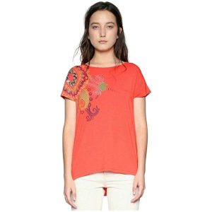 Desigual Damska Koszulka Ts Andre Us 18swtkdm 3213 (Rozmiar M). Bluzki marki Desigual. W wyprzedaży za 109,00 zł.