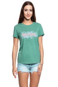 MUSTANG T SHIRT DAMSKI Alina C Print 1009481 6318. Zielone t-shirty Mustang, s, bez wzorów, bez kołnierzyka, bez ramiączek. W wyprzedaży za 39,99 zł.