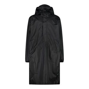 Poncho z przesuwaną kapturem CMP. Czarne kurtki CMP, m, bez wzorów. Za 159,99 zł.