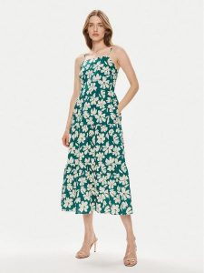 Gap Sukienka letnia 888463-01 Zielony Regular Fit. Zielone kombinezony GAP, na lato, s, bez wzorów, z bawełny, bez kołnierzyka, bez ramiączek. Za 239,99 zł.