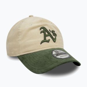 Czapka z daszkiem New Era Block Cord 9Twenty Oakland Athletics. Brązowe czapki New Era, bez wzorów. Za 129,99 zł.
