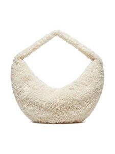 Calvin Klein Torebka LV04F3143G Écru. Torebki klasyczne Calvin Klein, bez wzorów, z materiału, bez dodatków. Za 449,99 zł.