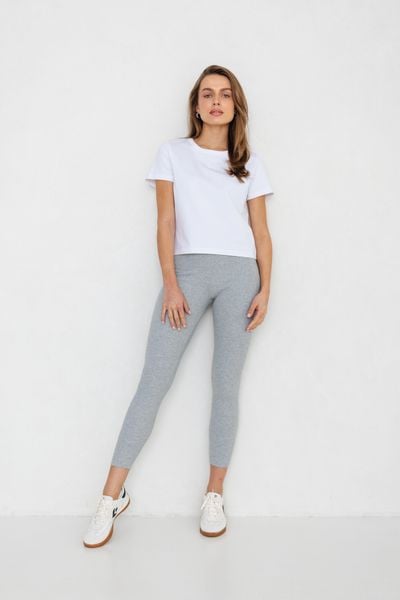 LEGINSY SUZANE JASNO SZARE L - Flawless. Szare spodnie dresowe Flawless, l, bez wzorów, z bawełny. Za 179,00 zł.