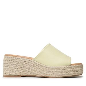 Espadryle DeeZee. Zielone espadryle DeeZee, bez wzorów, bez obcasa. Za 129,99 zł.