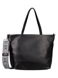 Tom Tailor Shopper bag "Palina" w kolorze czarnym - 42 x 29 x 15 cm rozmiar: onesize. Czarne shopper bag Tom Tailor, bez wzorów, z materiału, na ramię, bez dodatków. Za 108,99 zł.