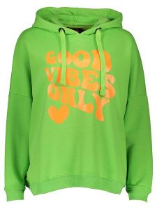 Miss goodlife Bluza w kolorze zielonym rozmiar: XL. Zielone bluzy miss goodlife, xl, bez wzorów, z bawełny, z kapturem. Za 202,03 zł.