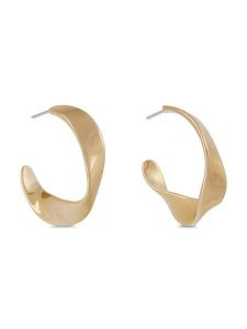 Calvin Klein Kolczyki 35000534 Złoty. Żółte kolczyki Calvin Klein, metalowe. Za 389,99 zł.