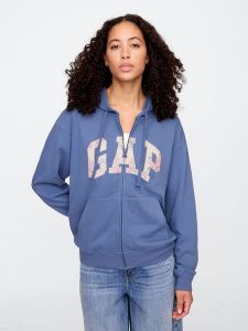 GAP Bluza w kolorze niebieskim rozmiar: M. Niebieskie bluzy GAP, m, bez wzorów, bez kaptura. Za 140,53 zł.