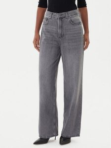 Liu Jo Jeansy UF5284 DS048 Szary Baggy Fit. Szare jeansy Liu Jo, bez wzorów, z bawełny. Za 429,99 zł.