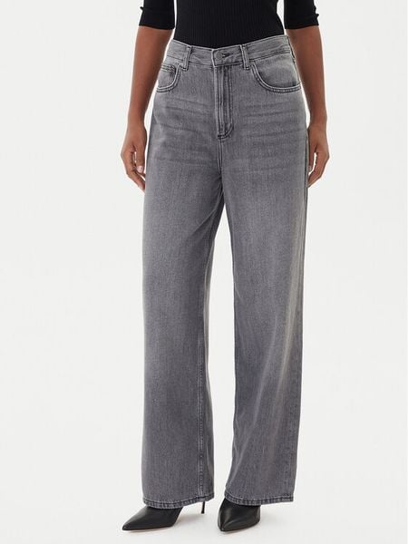 Liu Jo Jeansy UF5284 DS048 Szary Baggy Fit. Szare jeansy Liu Jo, bez wzorów, z bawełny. Za 429,99 zł.