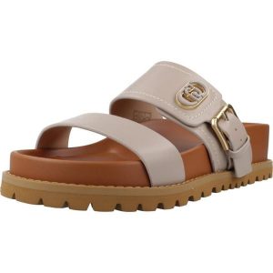 Sandały LIU-JO SA6109 P0102 Brązowy. Brązowe sandały Liu Jo, bez wzorów, ze skóry, bez obcasa, bez zapięcia. Za 423,99 zł.