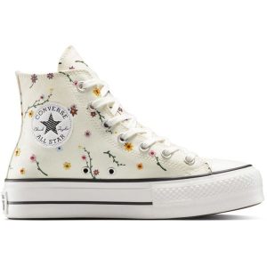 Buty sportowe damskie Converse Chuck Taylor All Star Lift. Białe trampki Converse, bez wzorów, bez zapięcia. Za 400,50 zł.