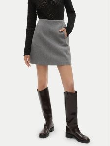 Vero Moda Spódnica ołówkowa Fortuneallison 10253954 Szary Slim Fit. Szare spódnice Vero Moda, xs, bez wzorów, z syntetyku. Za 119,99 zł.